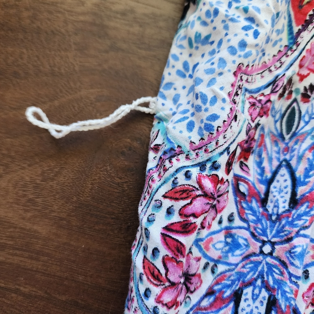 GAP Lightweight Print Half Sleeve Boho Kimono - Picture 8 of 9